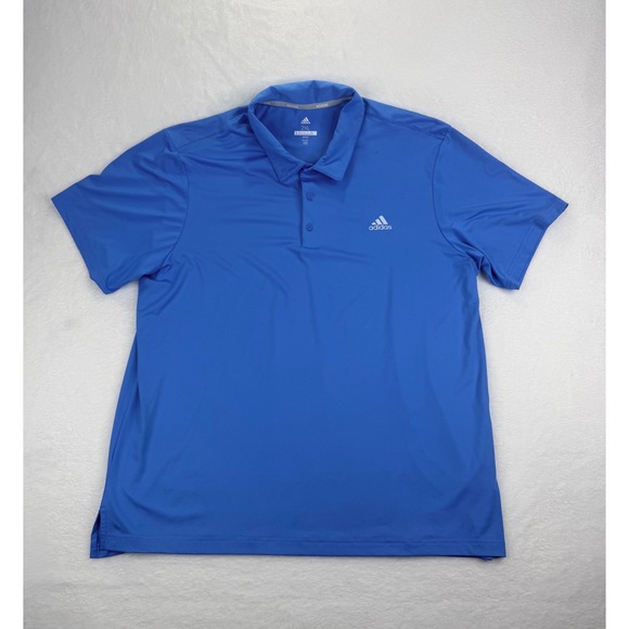 adidas Other - Adidas Golf Polo Shirt Mens 2XL Blue Short Sleeve Performance Athletic Top